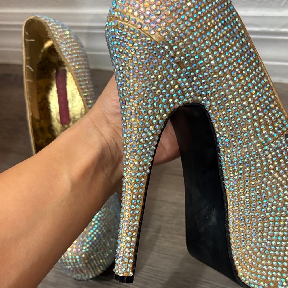 Bordello Y2K Sparkling Rhinestone Heels - Picture 7 of 14
